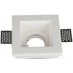 V-TAC Spot LED Encastrable Carré GU10 Et GU5.3 (MR16) Corps En Plâtre Blanc -V-TAC Soldes 56847983 4