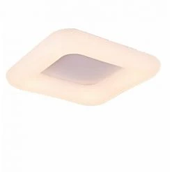 V-TAC Plafonnier LED Carré 80W Avec Télécommande à Changement De Couleur 3 En 1 Corps Blanc L: 75cm H: 12.5cm Dimmable