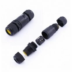 V-TAC Boîte De Jonction Avec 2 Bornes 5-9 Mm Couleur Noire IP68