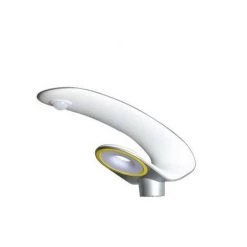 V-TAC Lampe De Jardin LED 20W Avec Panneau Solaire 6400K Avec Capteur PIR IP65