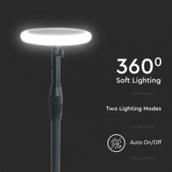 V-TAC Lampadaire De Jardin Solaire LED 8W Avec Double Piquet De Montage Blanc Et Noir 3000K IP65 9 V-TAC Lampadaire De Jardin Solaire LED 8W Avec Double Piquet De Montage Blanc Et Noir 3000K IP65 -V-TAC Soldes 56848013 5