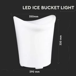 V-TAC Seau à Glace LED RVB 3W Avec Télécommande IR 24 Touches Et Bloc D'alimentation à Intensité Variable IP54 9 V-TAC Seau à Glace LED RVB 3W Avec Télécommande IR 24 Touches Et Bloc D'alimentation à Intensité Variable IP54 -V-TAC Soldes 56848068 5
