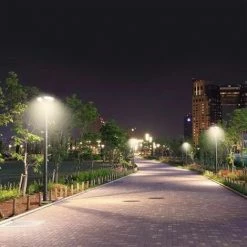 V-TAC Poteau De Jardin 3m De Haut Diamètre 70-75 IP65 Couleur Noir -V-TAC Soldes 56848130 5