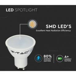 V-TAC Spot LED GU10 6W 6400K (Blister 2 Pièces) -V-TAC Soldes 56848173 3