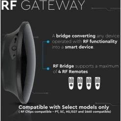 V-TAC Pont De Connexion à Distance De 4 Appareils Avec Fonctionnalité RF Compatible Avec Amazon Alexa Google Home Et Nest (passerelle RF433) -V-TAC Soldes 56848184 3