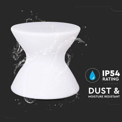 V-TAC Tabouret LED RGB 3W Avec Télécommande IR 24 Touches Et Alimentation IP67 à Intensité Variable 4 V-TAC Tabouret LED RGB 3W Avec Télécommande IR 24 Touches Et Alimentation IP67 à Intensité Variable – Image 4