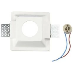 V-TAC Spot LED Encastrable Carré GU10 Et GU5.3 (MR16) Corps En Plâtre Blanc -V-TAC Soldes 56848241 3