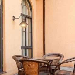 V-TAC Applique LED Lanterne En Verre Avec Douille E27 IP65 Et Finitions Bronze -V-TAC Soldes 56848270 5