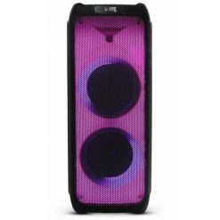 V-TAC Haut-parleur De Chariot Rechargeable 100W Avec Télécommande Filaire Microphone RVB Pour Haut-parleurs 2 * 10 Pouces