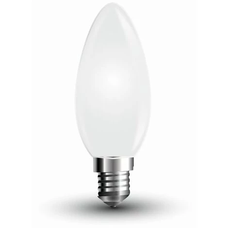 V-TAC Ampoule LED E14 4W Bougie Filament Blanc 6400K 1 V-TAC Ampoule LED E14 4W Bougie Filament Blanc 6400K