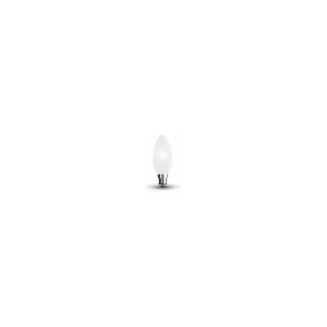 V-TAC Ampoule LED E14 4W Bougie Filament Blanc 6400K 2 V-TAC Ampoule LED E14 4W Bougie Filament Blanc 6400K – Image 2