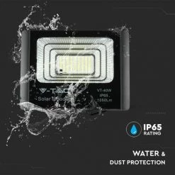 V-TAC Phare LED Avec Télécommande Et Panneau Solaire 16W 6000K -V-TAC Soldes 56848360 3