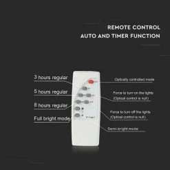 V-TAC Phare LED Avec Télécommande Et Panneau Solaire 16W 6000K -V-TAC Soldes 56848360 5