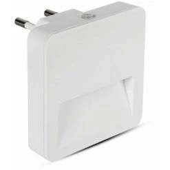 V-TAC Samsung Chip LED Spotlight 0.45W Veilleuse Carrée Avec Capteur Crépusculaire Couleur Blanche 65 * 65 * 50 Mm 3000K IP20