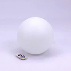 V-TAC Boule LED RGB 1W Avec Télécommande IR 24 Touches Et Alimentation IP67 à Intensité Variable