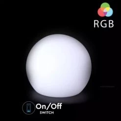 V-TAC Boule LED RGB 1W Avec Télécommande IR 24 Touches Et Alimentation IP67 à Intensité Variable -V-TAC Soldes 56848366 5