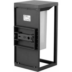 V-TAC Lampe Solaire LED à Puce Samsung Pour Mur Extérieur 2W Capteur De Mouvement Crépusculaire Rectangulaire Et Mode De Luminosité Constante 3000K -V-TAC Soldes 56856968 3