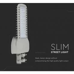 V-TAC Puce De Réverbère LED Samsung Mince 100W 135LM/W Couleur Grise 4000K IP65 -V-TAC Soldes 56856973 5