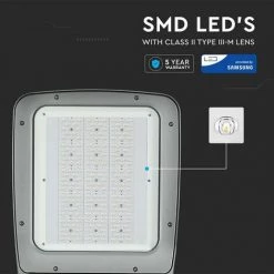 V-TAC Réverbère Puce LED Samsung 160W Classe II Couleur Grise 4000K IP65 -V-TAC Soldes 56856996 3