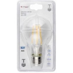 V-TAC Ampoule LED E27 10W A65 Filament 2700K (Blister 1 Pièce)