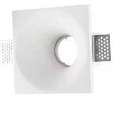 V-TAC Spot LED Encastrable Carré GU10 Et GU5.3 (MR16) Corps En Plâtre Blanc -V-TAC Soldes 56857009 4