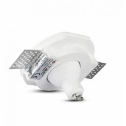 V-TAC Spot LED Encastré Rond GU10 Et GU5.3 (MR16) Corps En Plâtre Blanc -V-TAC Soldes 56857010 3