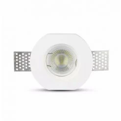 V-TAC Spot LED Encastré Rond GU10 Et GU5.3 (MR16) Corps En Plâtre Blanc -V-TAC Soldes 56857010 4