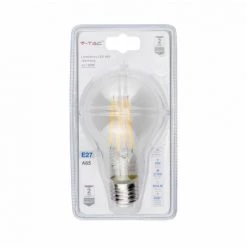 V-TAC Ampoule LED E27 8W A65 Filament 2700K (Blister 1 Pièce)