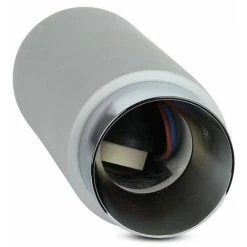 V-TAC Support Spot LED Rond Fixation Plafond GU10 Et GU5.3 (MR16) Corps En Plâtre Et Béton Gris Et Métal Chromé -V-TAC Soldes 56857032 5