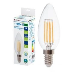 V-TAC Ampoule LED E14 4W Bougie Filament 6400K -V-TAC Soldes 56857043 3