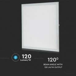 V-TAC Panneau LED 36W 120LM/W 600*600mm 3000K Driver Inclus -V-TAC Soldes 56857089 3