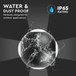 V-TAC Applique LED Sphérique 4 LED COB 4W Couleur Blanche 3000K IP65 -V-TAC Soldes 56857109 3