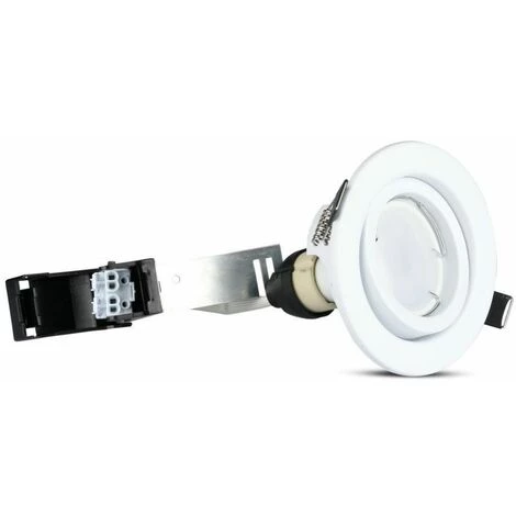 V-TAC Spot LED Encastrable Rond 5W Avec Spot GU10 Blanc 6400K (3 Pièces) 1 V-TAC Spot LED Encastrable Rond 5W Avec Spot GU10 Blanc 6400K (3 Pièces)