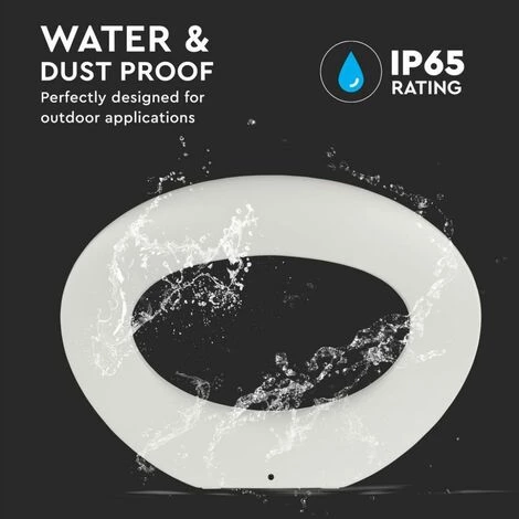 V-TAC Applique LED Ronde 10W Couleur Blanche 3000K IP20 3 V-TAC Applique LED Ronde 10W Couleur Blanche 3000K IP20 – Image 3