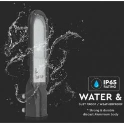 V-TAC Réverbère Puce LED Samsung 50W Couleur Gris Foncé 6400K IP65 -V-TAC Soldes 56857252 4