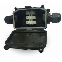 V-TAC Boîte De Jonction Avec Bornes Noir IP65