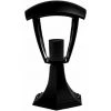 V-TAC Lampe Lanterne De Jardin En Aluminium à Fixation Au Sol Avec Douille E27 (max 60W) Couleur Noire IP44