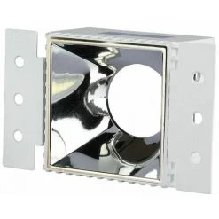 V-TAC Support De Spot LED à Encastrer Carré GU10 Couleur Blanc Et Chrome