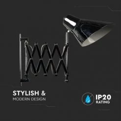 V-TAC Applique LED Avec Douille E27 (Max 60W) Bras Soufflet L: 61cm -V-TAC Soldes 56857337 3