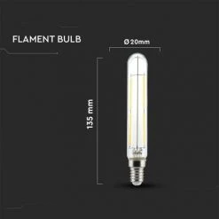 V-TAC Ampoule LED E14 4W T20 Filament 4000K -V-TAC Soldes 56857425 5