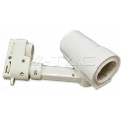 V-TAC Douille LED Pour Rail Monophasé E27 Couleur Blanche