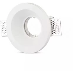 V-TAC Spot LED Encastré Rond GU10 Et GU5.3 (MR16) Corps En Plâtre Blanc -V-TAC Soldes 56857445 3