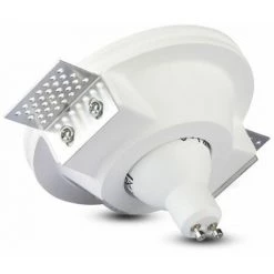 V-TAC Spot LED Encastré Rond GU10 Et GU5.3 (MR16) Corps En Plâtre Blanc -V-TAC Soldes 56857445 4
