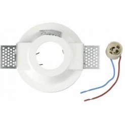 V-TAC Spot LED Encastré Rond GU10 Et GU5.3 (MR16) Corps En Plâtre Blanc -V-TAC Soldes 56857445 5