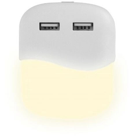 V-TAC Samsung Puce LED Spot Veilleuse Carré 0.45W Capteur Crépusculaire Et USB Couleur Blanc 60 * 60 * 54.5 Mm 4000K IP20 4 V-TAC Samsung Puce LED Spot Veilleuse Carré 0.45W Capteur Crépusculaire Et USB Couleur Blanc 60 * 60 * 54.5 Mm 4000K IP20 – Image 4