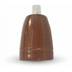 V-TAC Douille En Porcelaine E27 (Max 60W) Couleur Marron