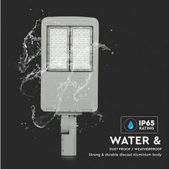 V-TAC Réverbère LED Puce Samsung Classe II 120W 140LM /W Gris Couleur 4000K Dimmable -V-TAC Soldes 56857462 5