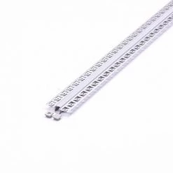 V-TAC Profilé Aluminium Couleur Argent Pour Ruban LED Encastré Pour Plaques De Plâtre (L Max : 9.5mm) Couverture Satinée 2000 X 52.1mm