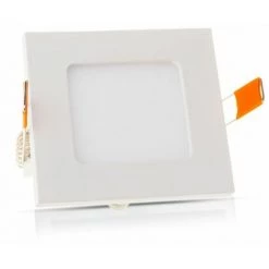 V-TAC Mini Panneau LED 3W Montage Encastré Carré Couleur Blanche 6400K
