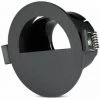 V-TAC Spot LED Encastré GU10 Avec Section Demi-Lune Couleur Noire Avec Intérieur Noir